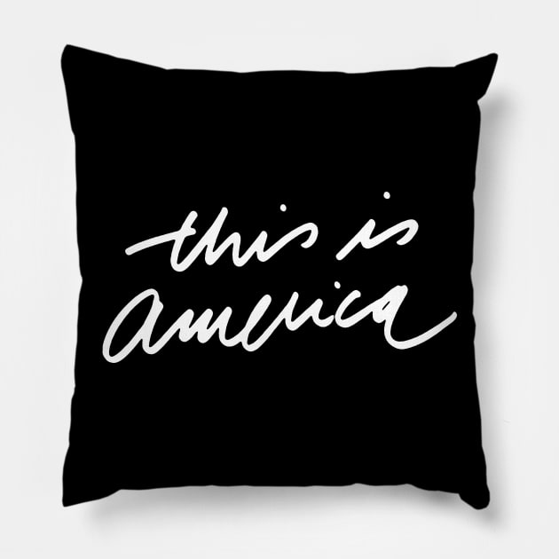 This Is America - Childish Gambino Pillow by noahgraphics