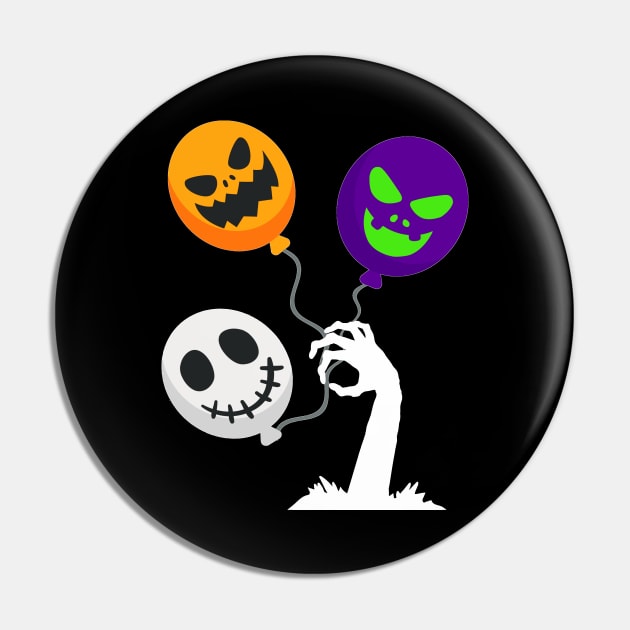 Zombie Balloons Pin by Nuletto