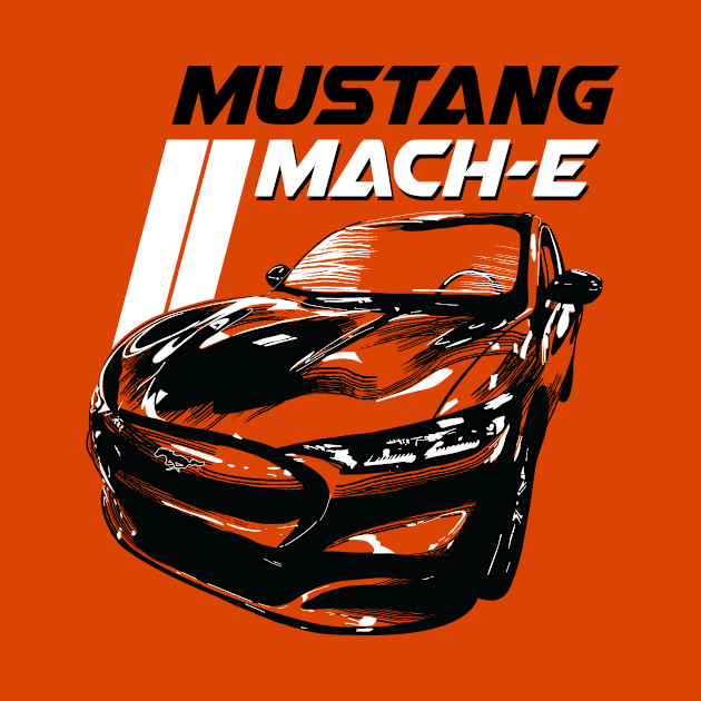 Mustang Mach-E Art by zealology