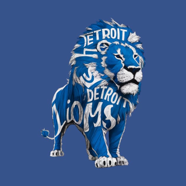 Detroit Lions by TshirtMA
