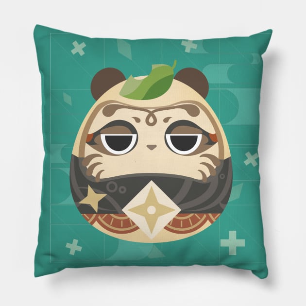 Sayu Tanuki Luoluo Pillow by Petites Choses