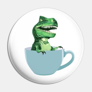 T-Rex in Cup Pin