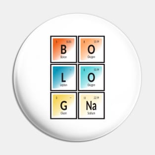 Bologna Periodic Table Pin