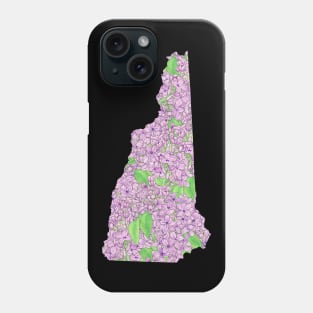 New Hampshire in Flowers Phone Case