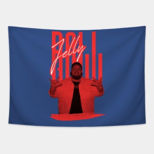 Jelly roll///original retro fan art design Tapestry