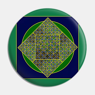 Traditional Indian Pottery Design Digitally Altered Pin