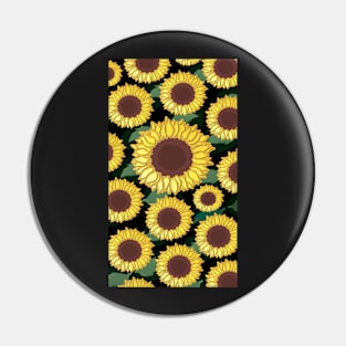 SUNFLOWER GREEN LEAF BLACK BACKGROUND PHONE CASES & MORE Pin