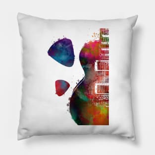 Guitar music art Pillow