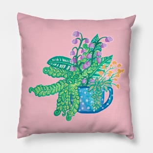 Flower Pot Teacup Pillow