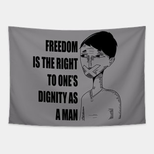 freedom for a man Tapestry