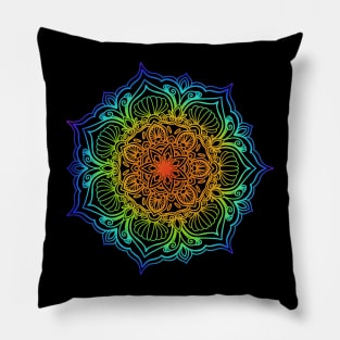 Colourful Mandala Pillow