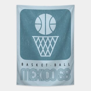 Mexico 1968 Basketball Tapestry