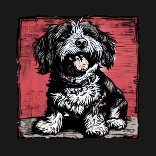 Retro Art Havanese Dog Lover T-Shirt