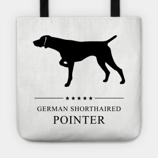 German Shorthaired Pointer Black Silhouette Tote