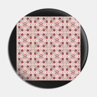 Roses floral artwork Pin