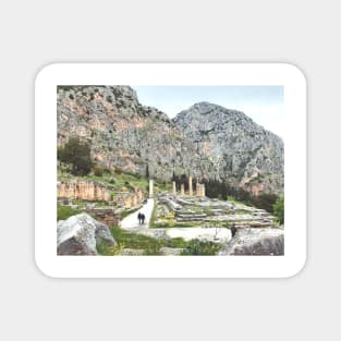 Ruins of Delphi Magnet