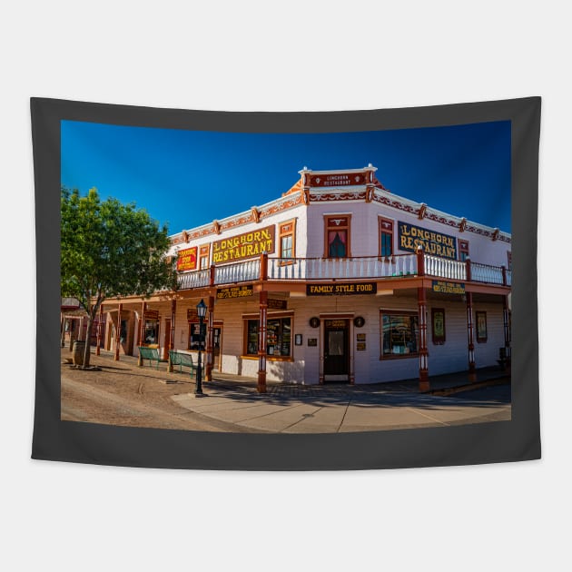 Allen Street in Tombstone, Arizona Tapestry by Gestalt Imagery