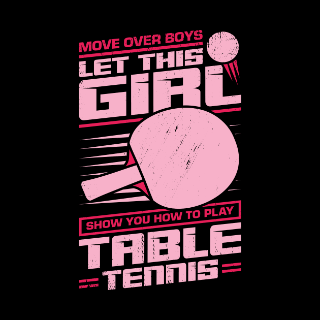 Table Tennis Girl Gift by Dolde08