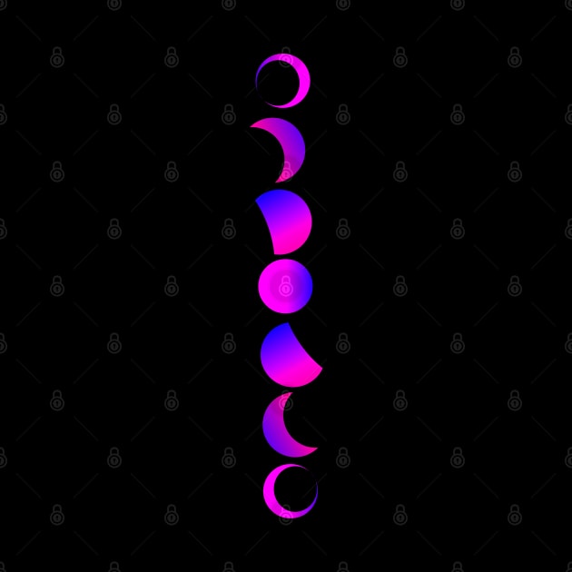 MOON PHASES, neon by RENAN1989