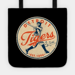 Vintage Detroit Tigers 3 by Buck Tee Tote