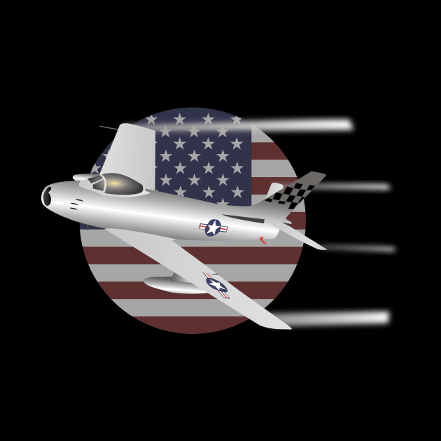 US Air Force F-86 Sabre Jet Fighter by NorseTech