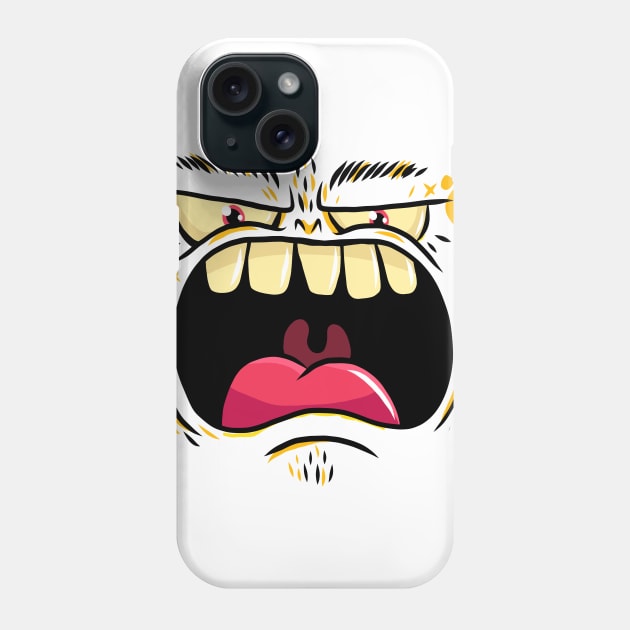 Monster Face Phone Case by JFDesign123