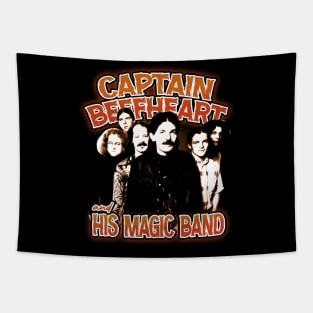 Captain Beefheart's Rock Revolution Magics Band Iconic Tee Tapestry