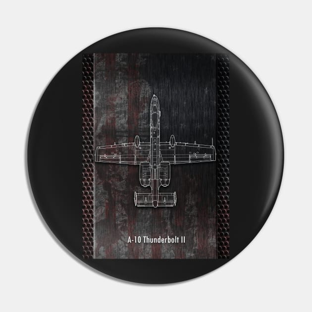 A-10 Thunderbolt II Pin by aviationart