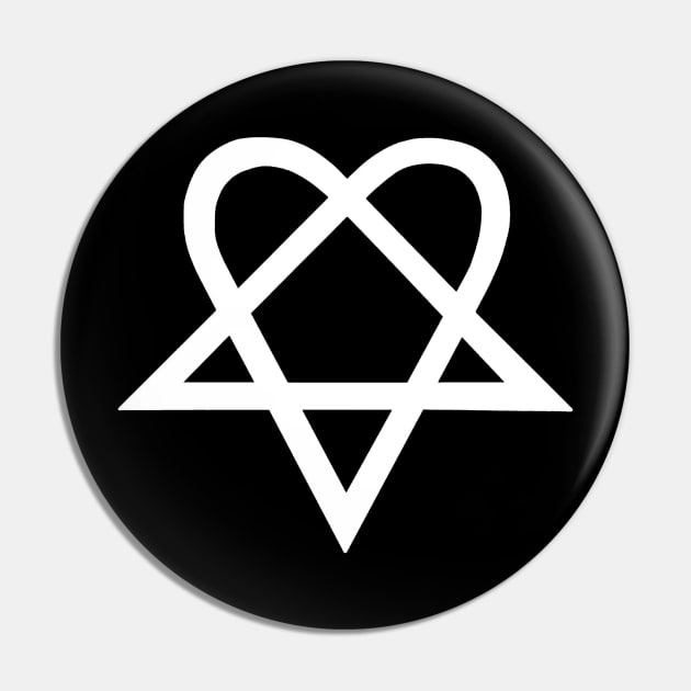 Heartagram Bam Margera Him Pin by The_Shape