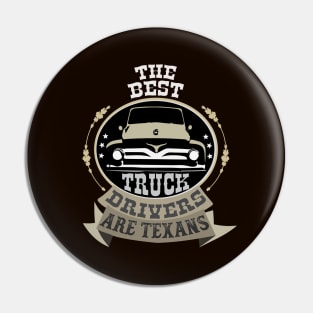 Texas Truck drivers Pin