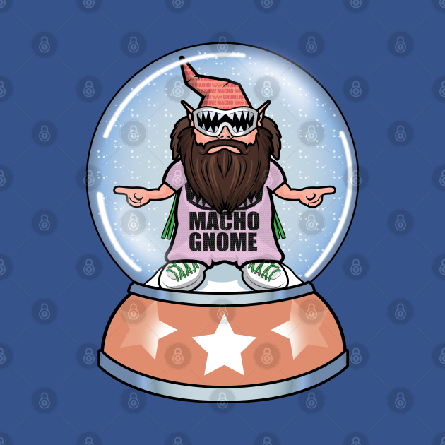 Disover Macho Gnome Snow Globe - Macho Gnome Snow Globe - T-Shirt