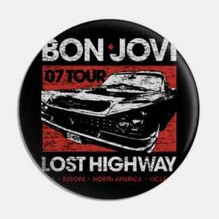 2022 bon tour band jovi 07 tour lost highway Pin