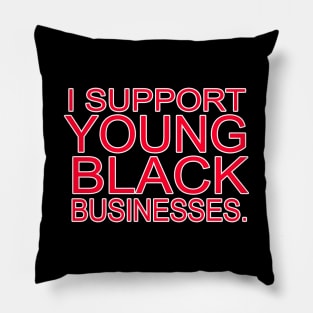 Black Business Pillow