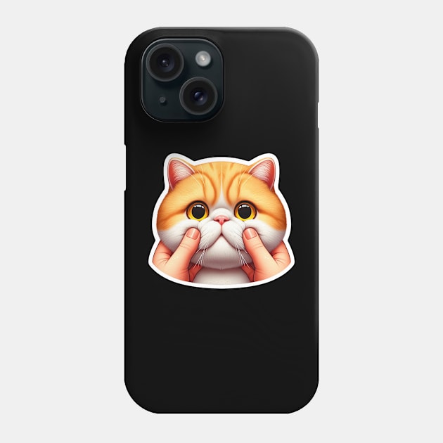 You Are So Cute meme Exotic Shorthair Cat Phone Case by Plushism