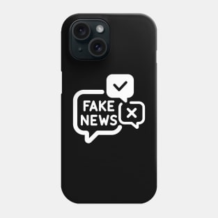 Fake News Conspiracy Theory Phone Case
