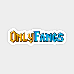 OnlyFangs TShirt – Funny World of Warcraft OnlyFangs Logo Astarion Vampire Bite Gamer Magnet