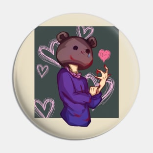 Little bloody bear Pin