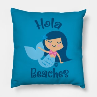 hola beaches Pillow