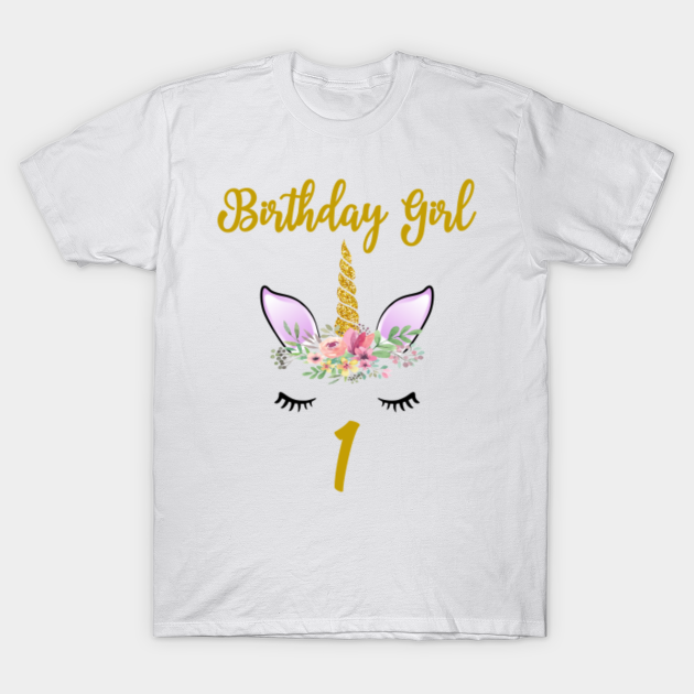 1st birthday unicorn shirt