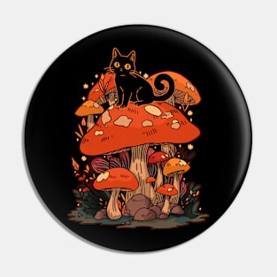 Feline Fungi Pin