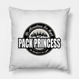 PACK PRINCESS- No Backpack Too Light Pillow