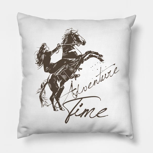 Hold Your Horses Pillow by ArtRoute02