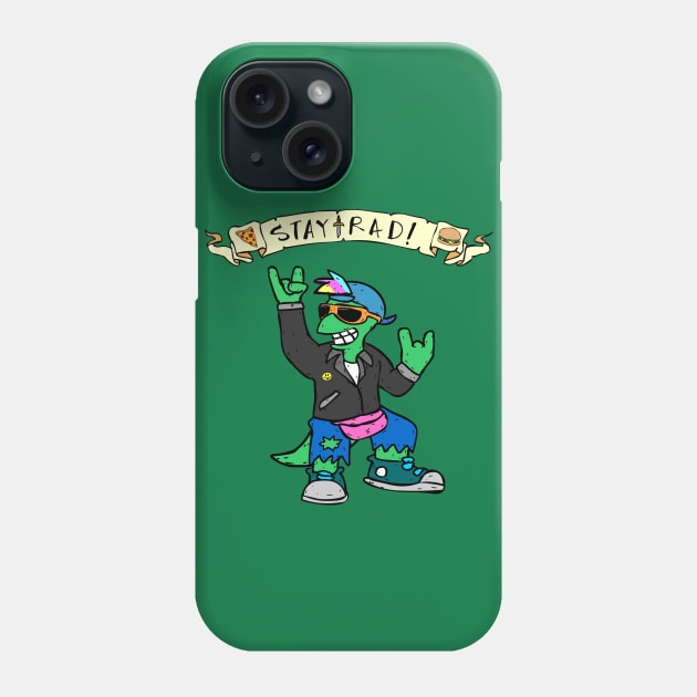 Radical Lizard v2 Phone Case by RadicalLizard