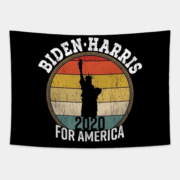 Biden Harris Vintage - Statue of Liberty 2020 Tapestry by Redmart