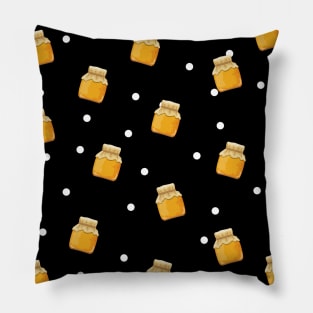 Honey Jar Pattern Pillow