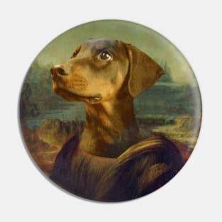 Mona Lisa Pinscher Pin