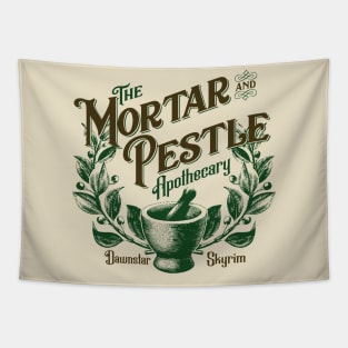 Mortar and Pestle Apothecary Tapestry