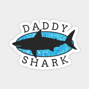 Daddy Shark - Blue Liquid Magnet