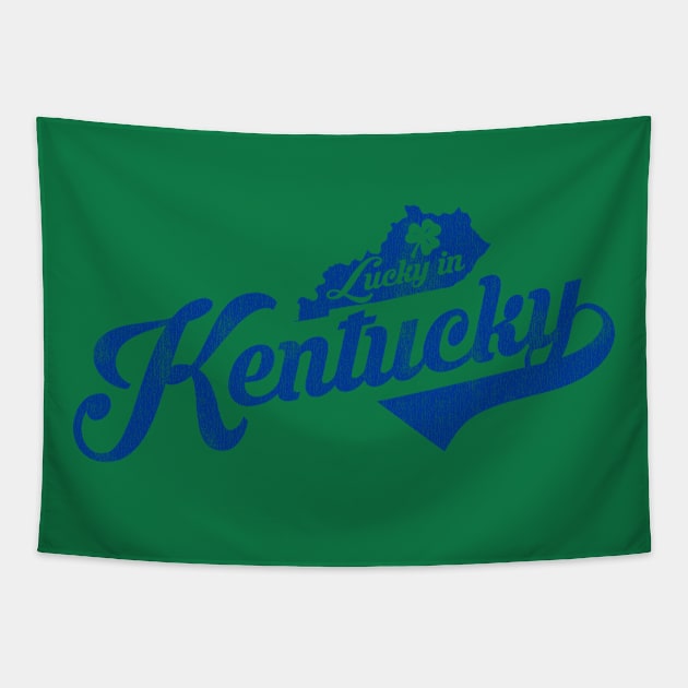 Lucky in Kentucky Tapestry by KentuckyYall