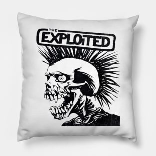 the exploited classic skull Pillow